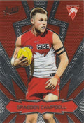 Braeden Campbell #LT182 Sydney Swans | 2025 Select AFL Footy Stars - Luminous Thunderbolt