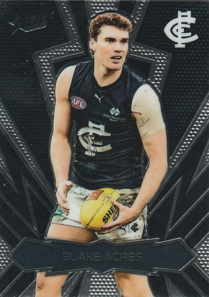 Blake Acres #LT25 Carlton Blues | 2025 Select AFL Footy Stars - Luminous Thunderbolt