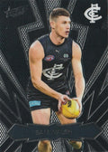 Sam Walsh #LT36 Carlton Blues | 2025 Select AFL Footy Stars - Luminous Thunderbolt