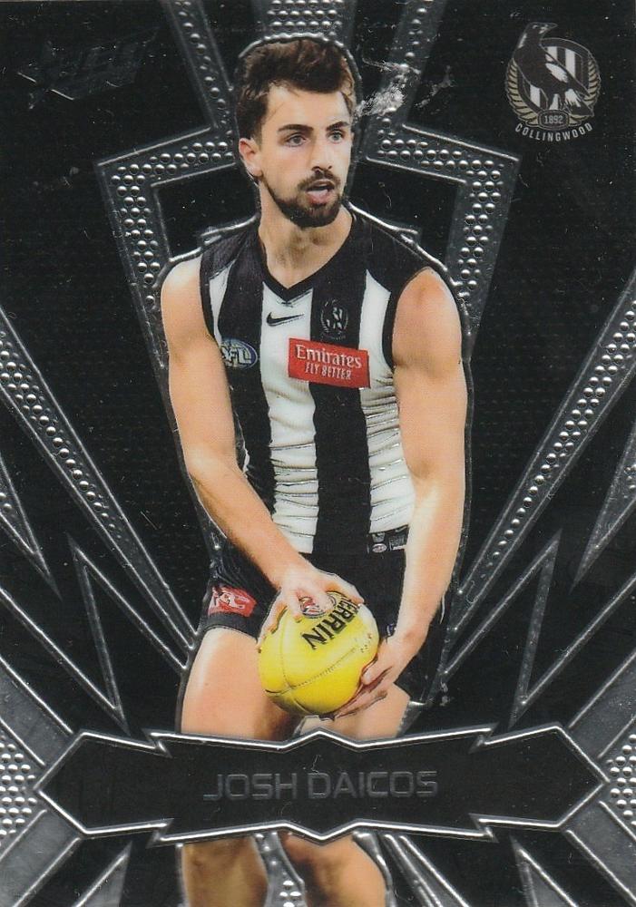 Josh Daicos #LT38 Collingwood Magpies | 2025 Select AFL Footy Stars - Luminous Thunderbolt
