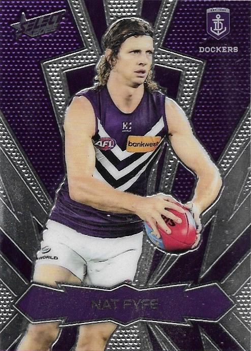 Nat Fyfe #LT66 Fremantle Dockers | 2025 Select AFL Footy Stars - Luminous Thunderbolt