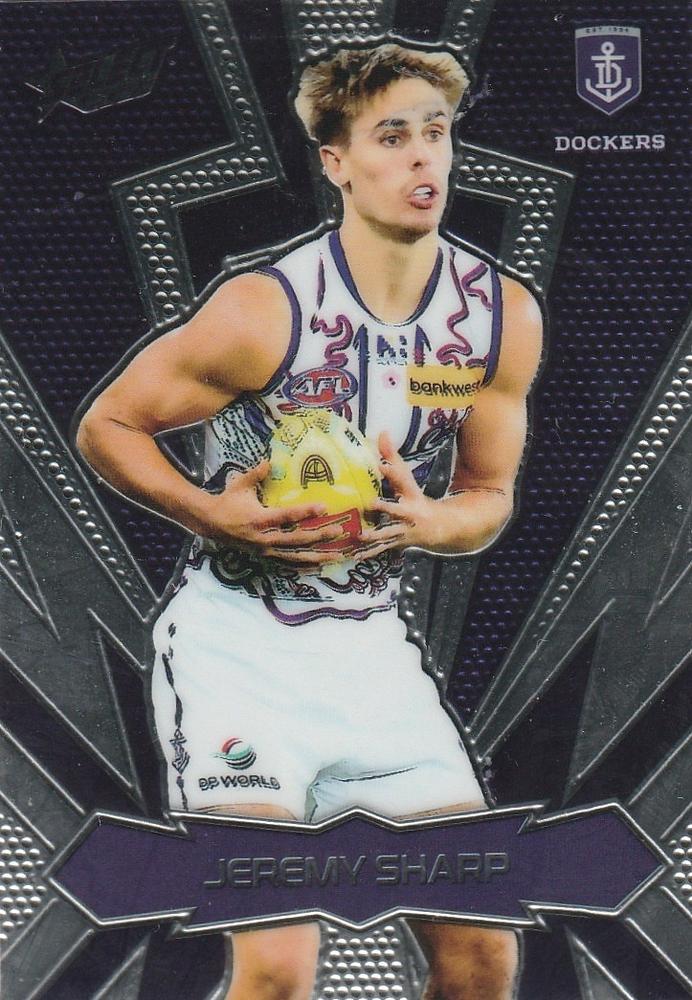 Jeremy Sharp #LT70 Fremantle Dockers | 2025 Select AFL Footy Stars - Luminous Thunderbolt