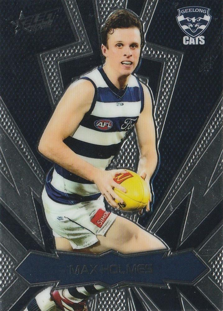 Max Holmes #LT80 Geelong Cats | 2025 Select AFL Footy Stars - Luminous Thunderbolt