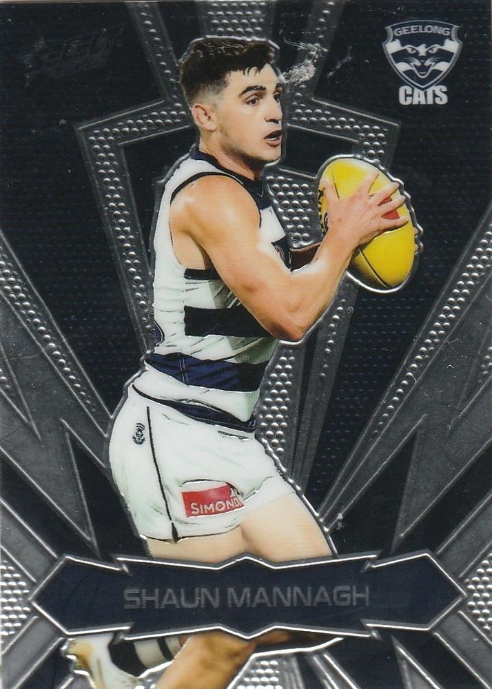 Shaun Mannagh #LT82 Geelong Cats | 2025 Select AFL Footy Stars - Luminous Thunderbolt