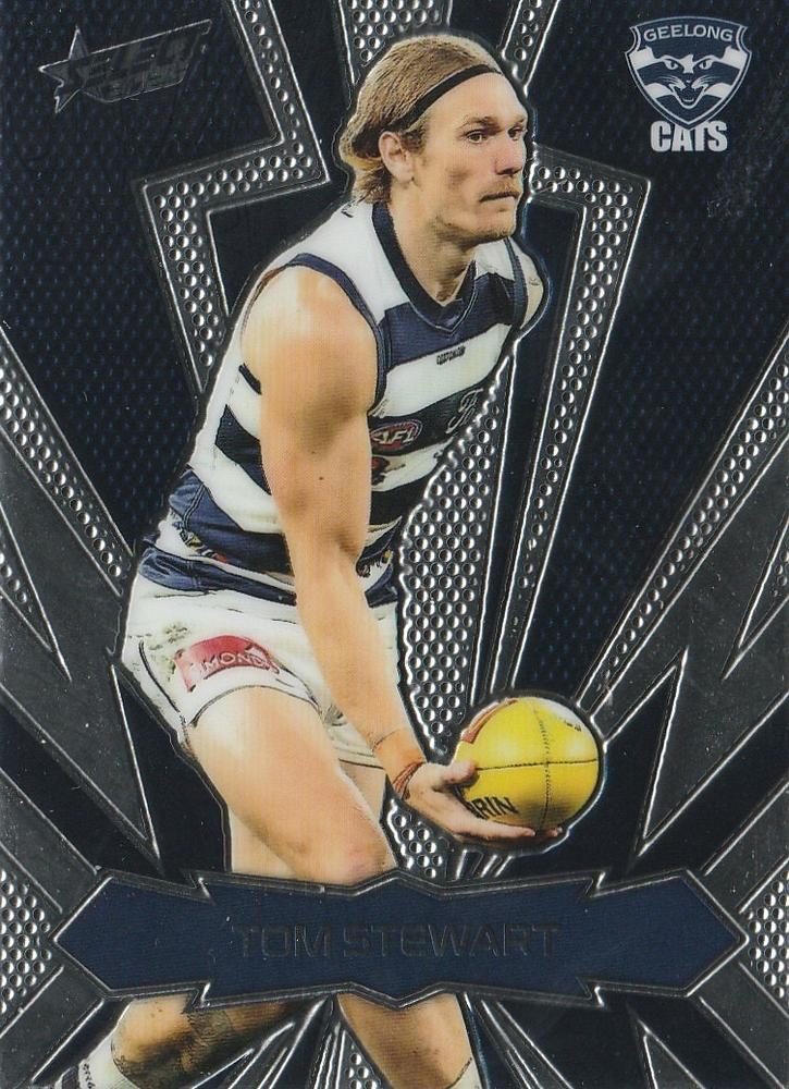 Tom Stewart #LT84 Geelong Cats | 2025 Select AFL Footy Stars - Luminous Thunderbolt