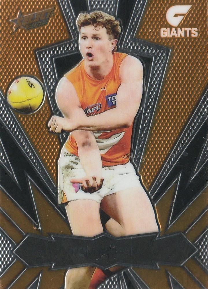 Tom Green #LT89 Greater Western Sydney Giants | 2025 Select AFL Footy Stars - Luminous Thunderbolt