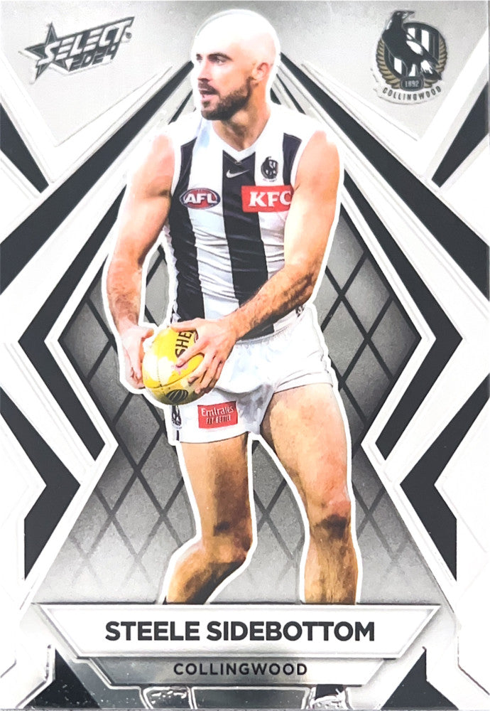 Steele Sidebottom #L40 Collingwood Magpies | Luminous 2024 Select AFL Footy Stars