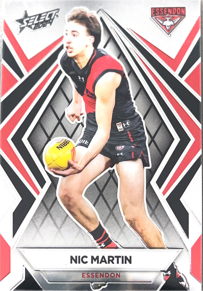Nic Martin #L43 Essendon Bombers | Luminous 2024 Select AFL Footy Stars