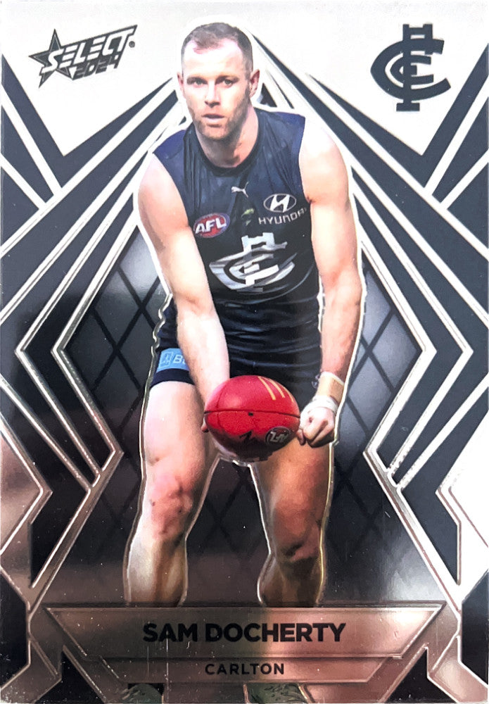 Sam Docherty #L26 Carlton Blues | Luminous 2024 Select AFL Footy Stars