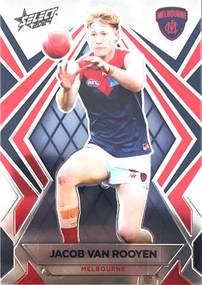 Jacob Van Rooyen #L109 Melbourne Demons | Luminous 2024 Select AFL Footy Stars