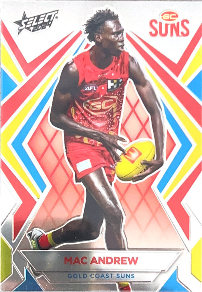 Mac Andrew #L82 Gold Coast Suns | Luminous 2024 Select AFL Footy Stars