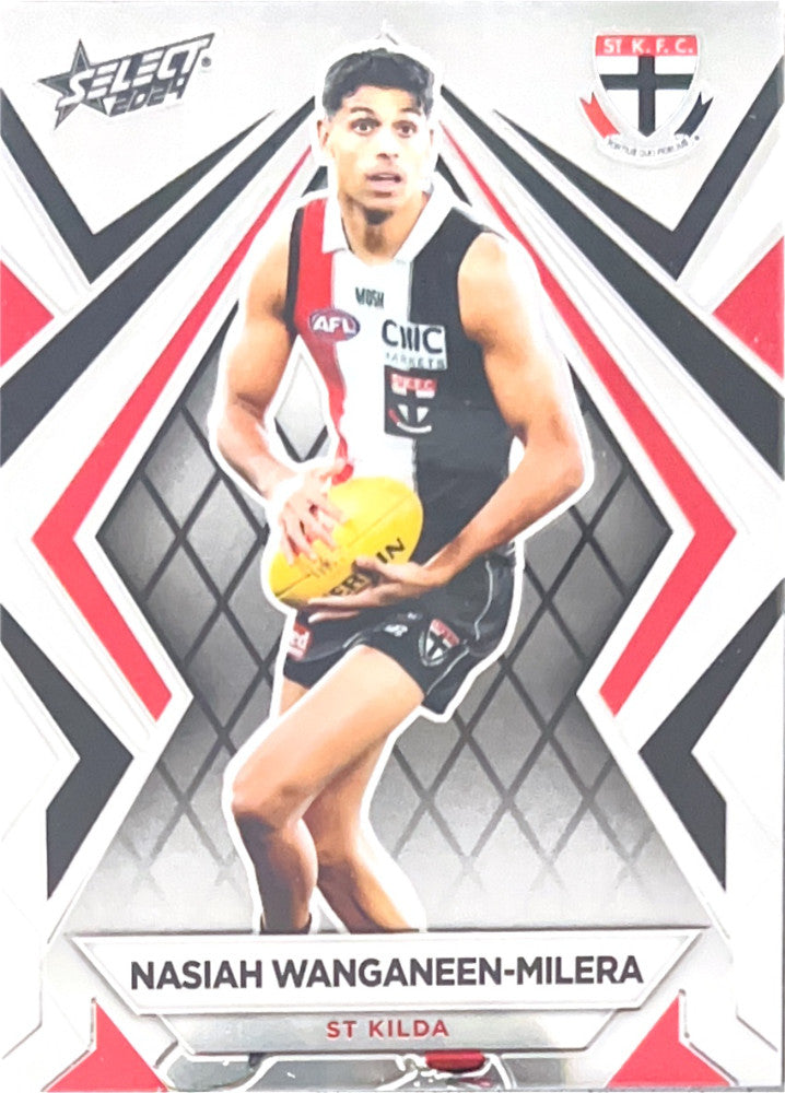 Nasiah Wanganeen-Milera #L149 St. Kilda Saints | Luminous 2024 Select AFL Footy Stars