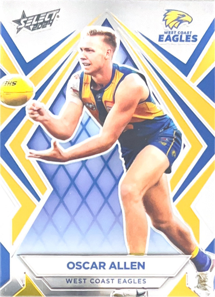 Oscar Allen #L161 West Coast Eagles | Luminous 2024 Select AFL Footy Stars