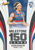 Aaron Naughton #MG102 Western Bulldogs | 2026 Select AFL Footy Stars - Milestone Games
