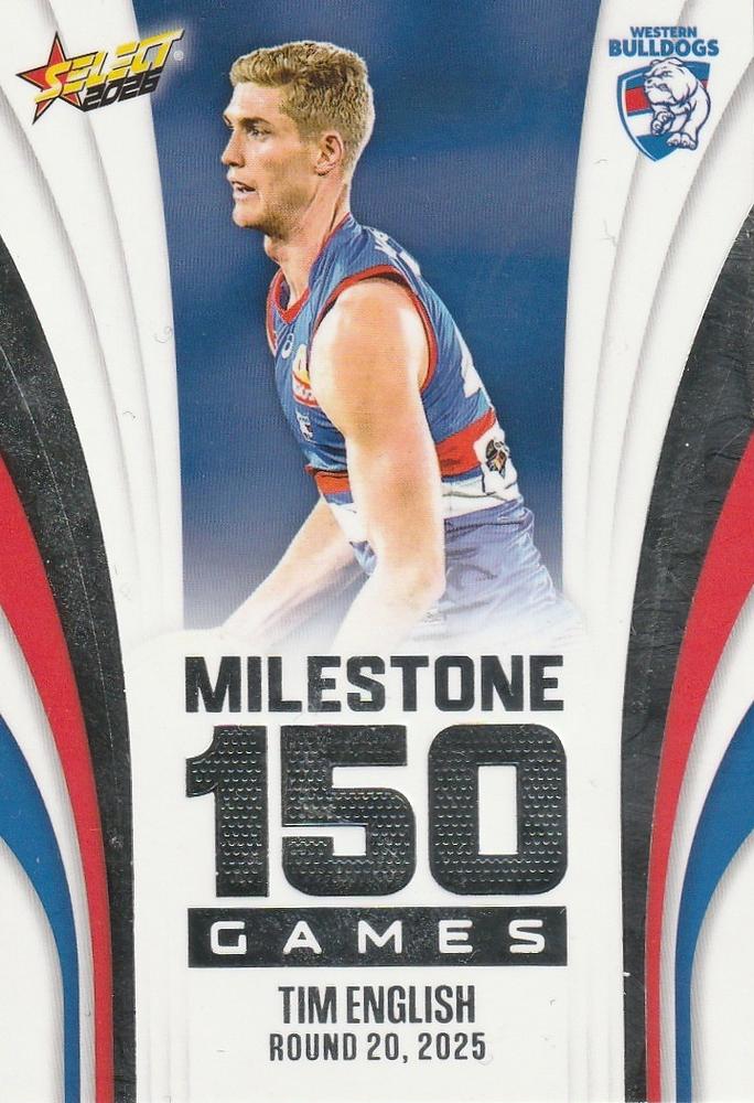 Tim English #MG106 Western Bulldogs | 2026 Select AFL Footy Stars - Milestone Games