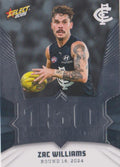 Zac Williams #MG17 Carlton Blues | 2025 Select AFL Footy Stars - Milestone Games