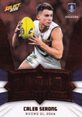 Caleb Serong #MG36 Fremantle Dockers | 2025 Select AFL Footy Stars - Milestone Games