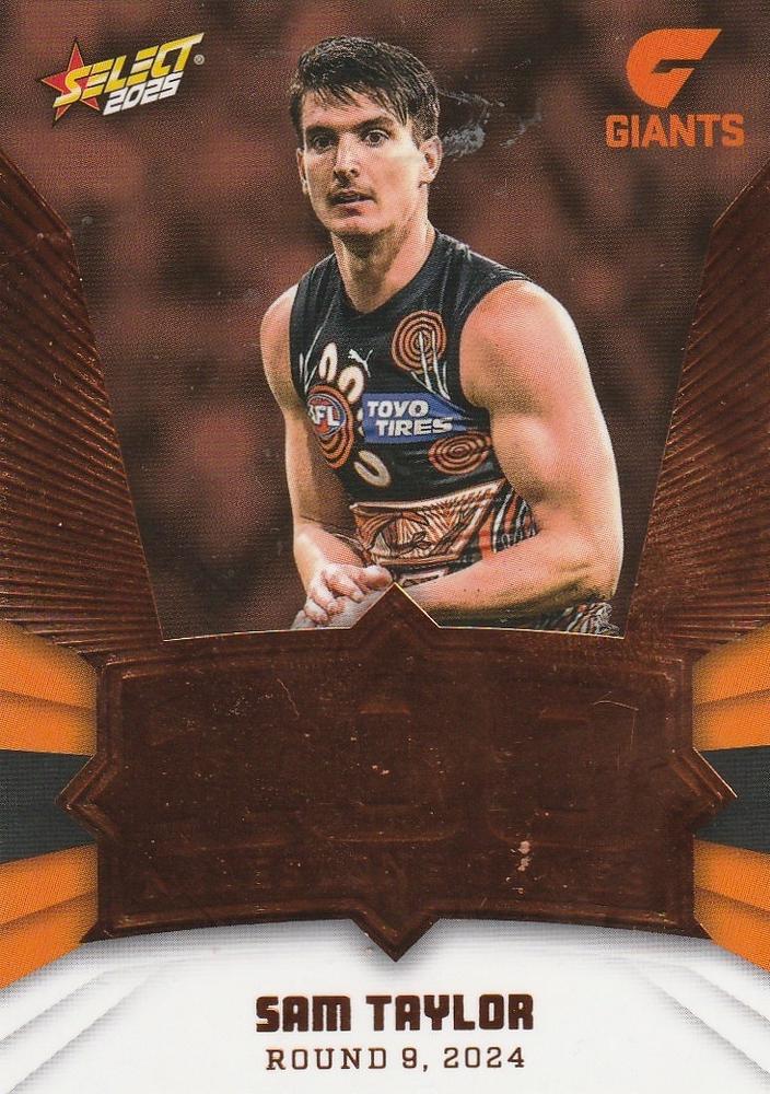 Sam Taylor #MG46 Greater Western Sydney Giants | 2025 Select AFL Footy Stars - Milestone Games