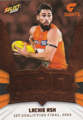 Lachie Ash #MG49 Greater Western Sydney Giants | 2025 Select AFL Footy Stars - Milestone Games