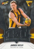 James Sicily #MG60 Hawthorn Hawks | 2025 Select AFL Footy Stars - Milestone Games