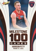 Harrison Petty #MG65 Melbourne Demons | 2026 Select AFL Footy Stars - Milestone Games