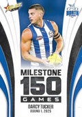Darcy Tucker #MG67 North Melbourne Kangaroos | 2026 Select AFL Footy Stars - Milestone Games