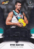 Ryan Burton #MG76 Port Adelaide Power | 2025 Select AFL Footy Stars - Milestone Games