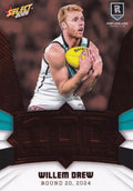 Willem Drew #MG77 Port Adelaide Power | 2025 Select AFL Footy Stars - Milestone Games