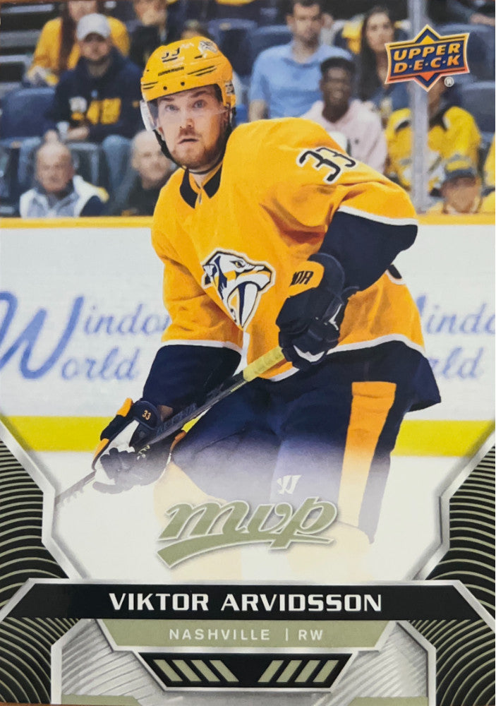 Viktor Arvidsson #29 Nashville Predators | 2020-21 Upper Deck MVP