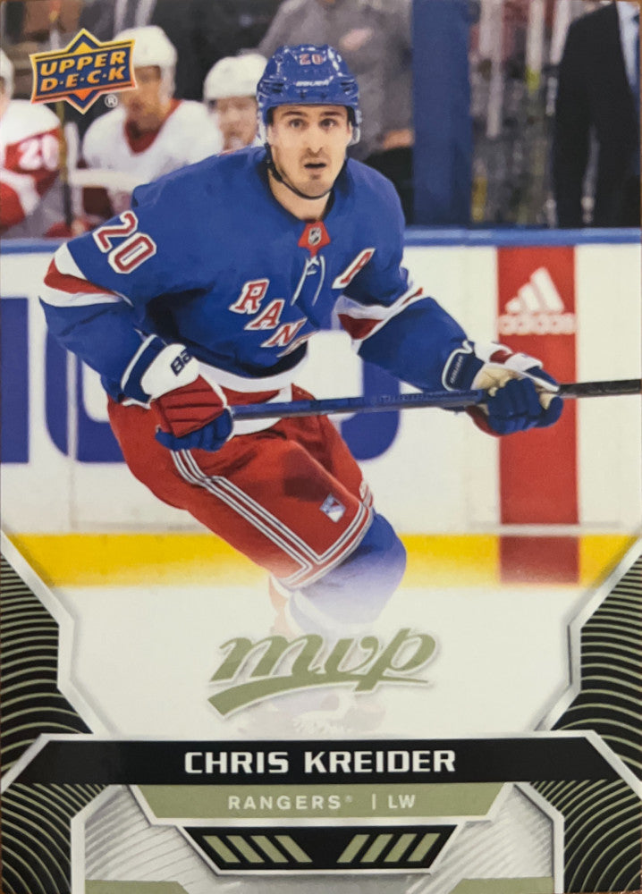 Chris Kreider #152 New York Rangers | 2020-21 Upper Deck MVP