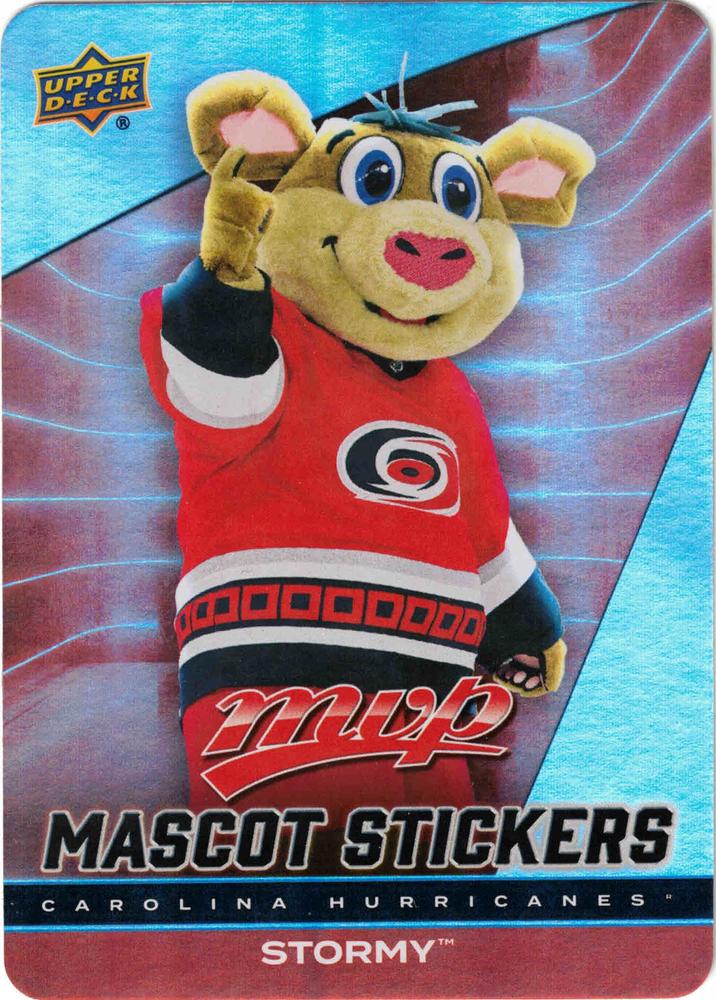 Stormy #MS-5 Carolina Hurricanes | 2025-26 Upper Deck MVP Mascot Stickers