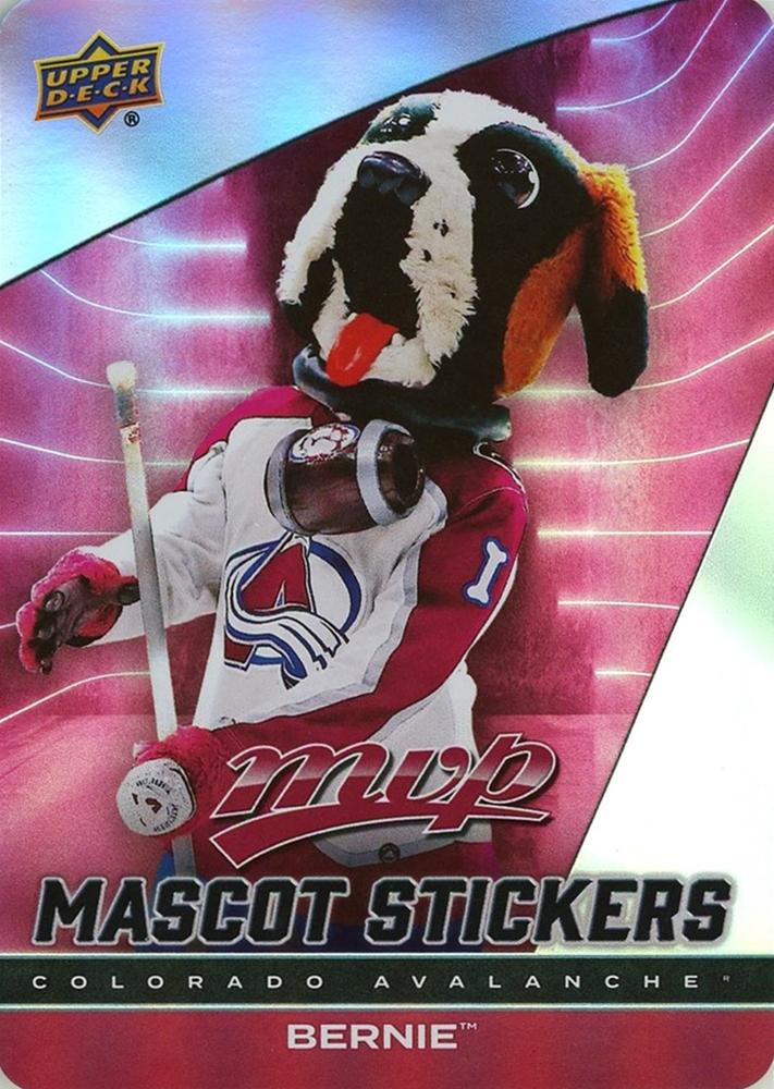 Bernie the St. Bernard #MS-7 | 2025-26 Upper Deck MVP Mascot Stickers