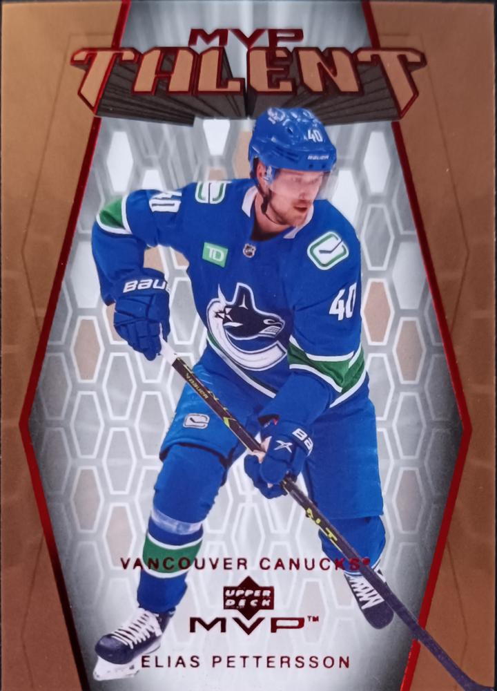 Elias Pettersson #MT-12 Vancouver Canucks | 2023-24 Upper Deck MVP 20th Anniversary MVP Talent