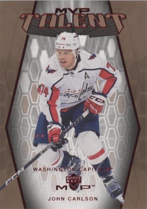 John Carlson #MT-15 Washington Capitals | 2023-24 Upper Deck MVP 20th Anniversary MVP Talent
