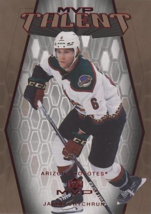Jakob Chychrun #MT-25 Arizona Coyotes | 2023-24 Upper Deck MVP 20th Anniversary MVP Talent