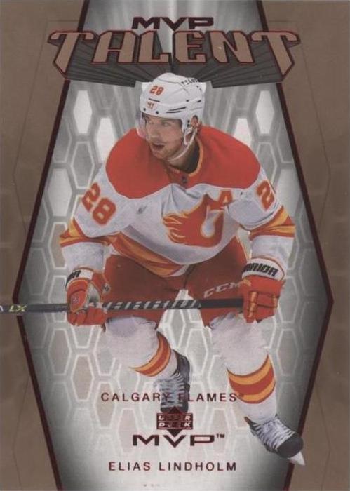Elias Lindholm #MT-28 Calgary Flames | 2023-24 Upper Deck MVP 20th Anniversary MVP Talent