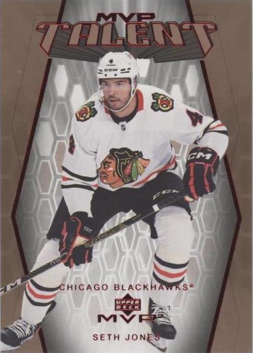 Seth Jones #MT-45 Chicago Blackhawks | 2023-24 Upper Deck MVP 20th Anniversary MVP Talent