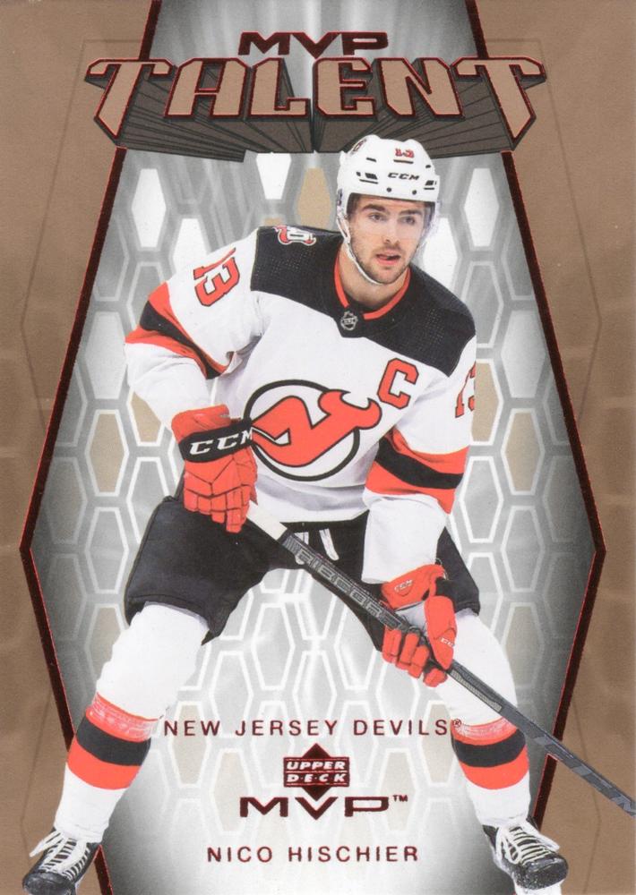 Nico Hischier #MT-46 New Jersey Devils | 2023-24 Upper Deck MVP 20th Anniversary MVP Talent