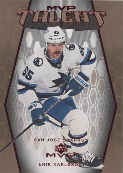 Erik Karlsson #MT-57 San Jose Sharks | 2023-24 Upper Deck MVP 20th Anniversary MVP Talent