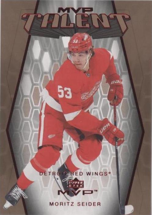 Moritz Seider #MT-5 Detroit Red Wings | 2023-24 Upper Deck MVP 20th Anniversary MVP Talent
