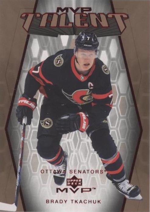 Brady Tkachuk #MT-72 Ottawa Senators | 2023-24 Upper Deck MVP 20th Anniversary MVP Talent