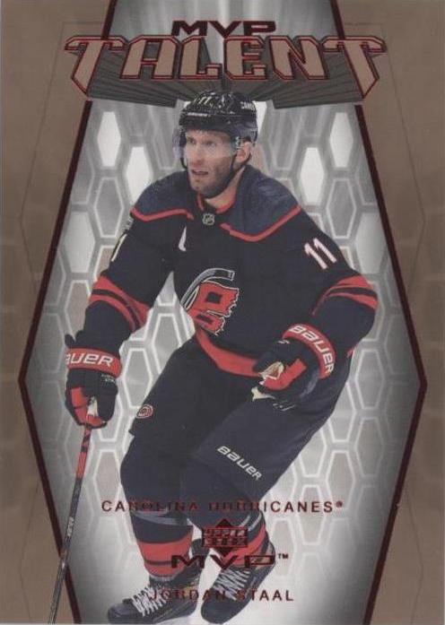 Jordan Staal #MT-76 Carolina Hurricanes | 2023-24 Upper Deck MVP 20th Anniversary MVP Talent