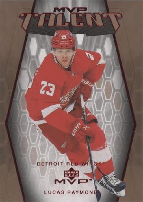 Lucas Raymond #MT-96 Detroit Red Wings | 2023-24 Upper Deck MVP 20th Anniversary MVP Talent