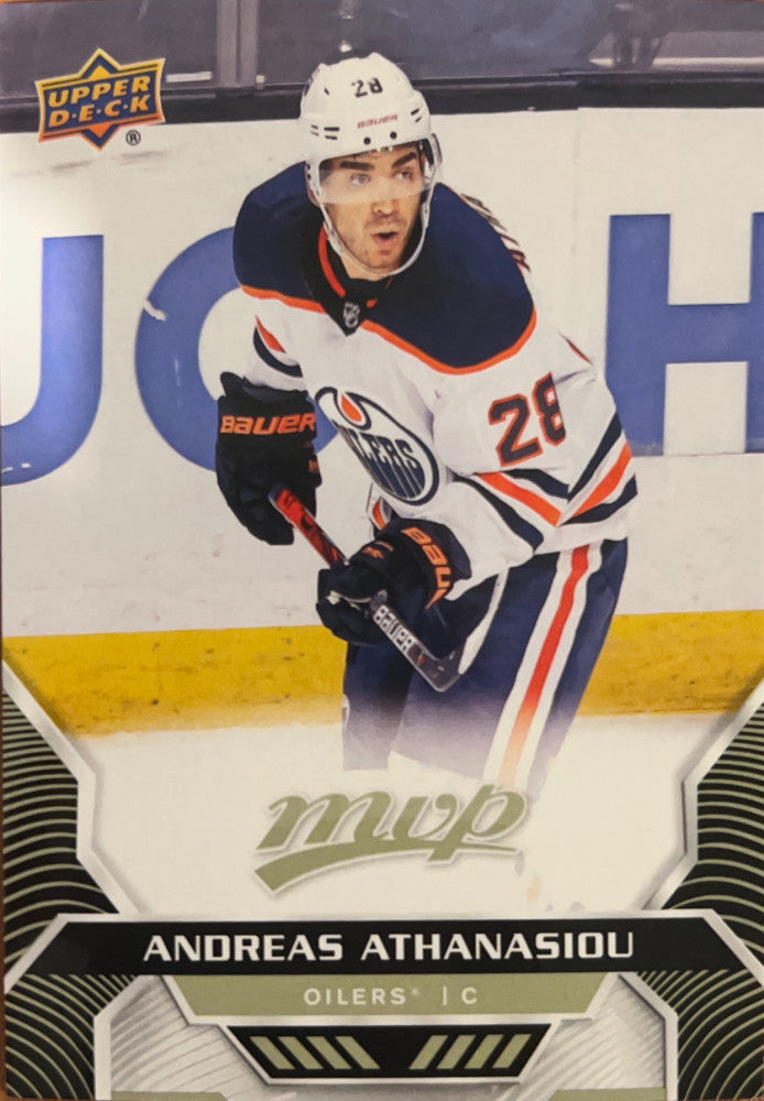 Andreas Athanasiou #162 Edmonton Oilers | 2020-21 Upper Deck MVP