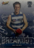 Max Holmes #B35 Geelong Cats | 2025 Select AFL Footy Stars Breakout - Front