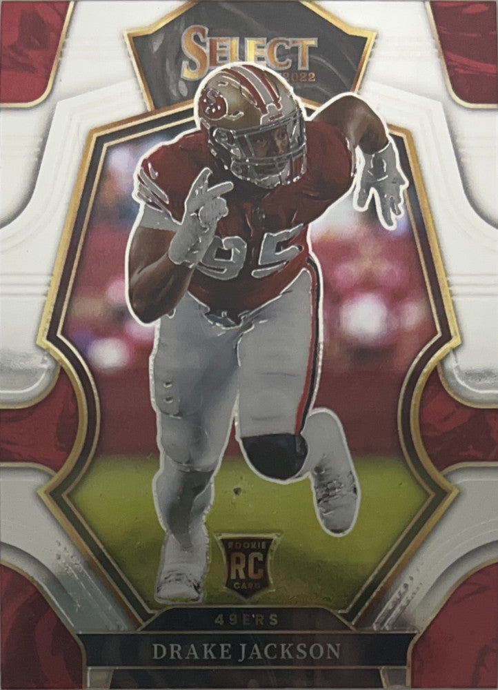 Drake Jackson #188 San Francisco 49ers | 2022 Panini Select | NFL Football - Front