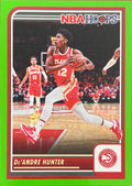 De'Andre Hunter #29 Atlanta Hawks Green Parallel | 2023-24 NBA Hoops