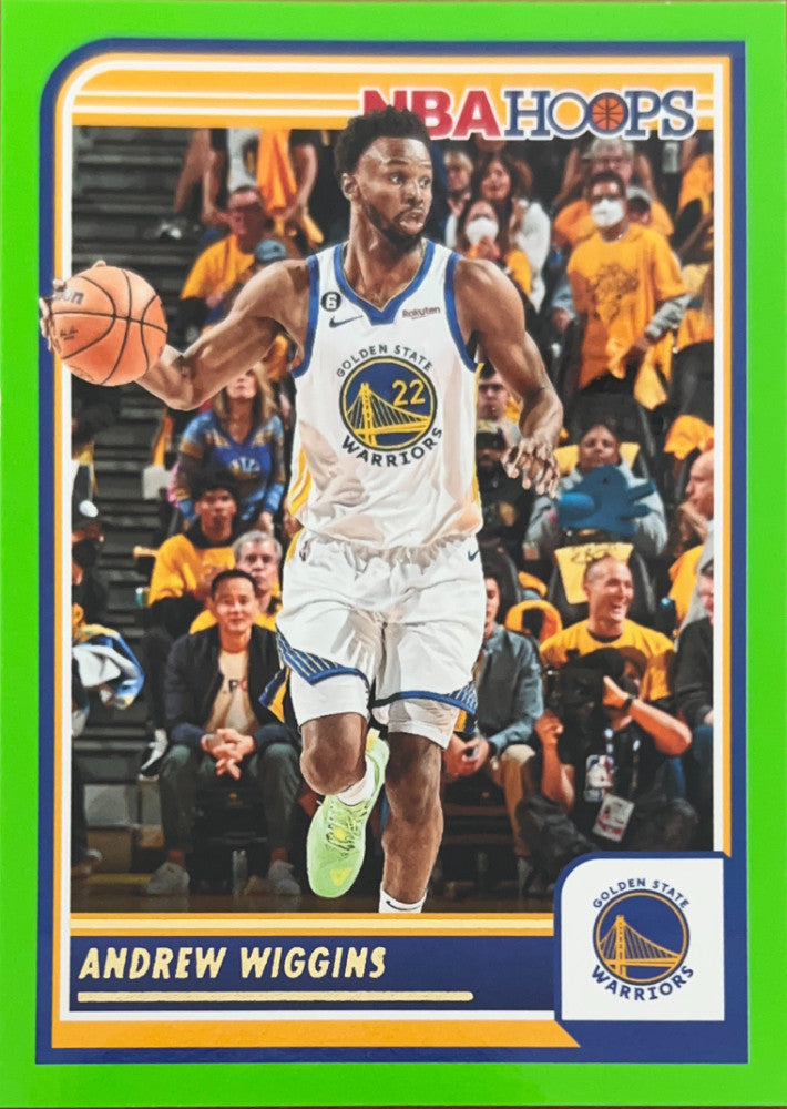 Andrew Wiggins #5 Golden State Warriors Green Parallel | 2023-24 NBA Hoops