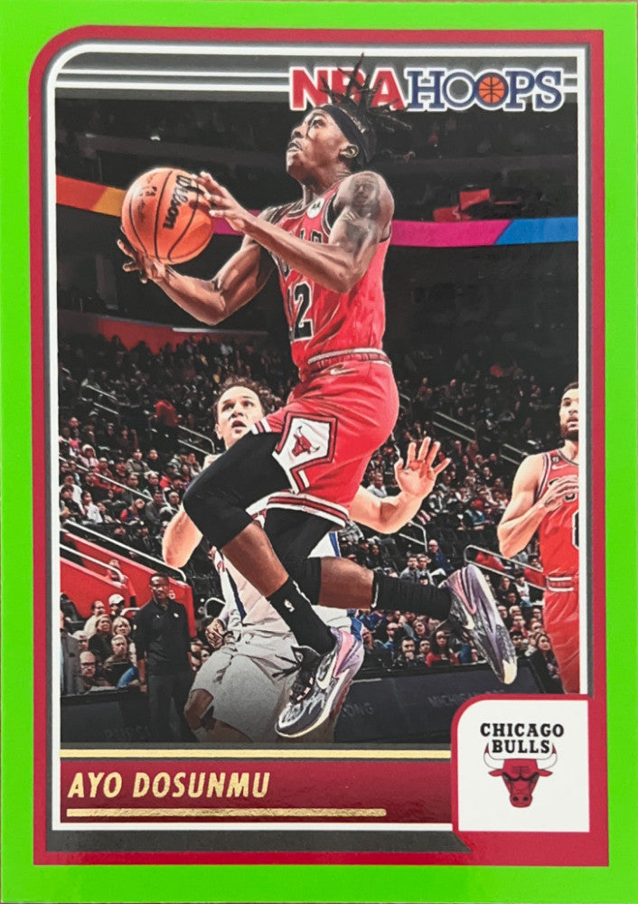 Ayo Dosunmu #12 Chicago Bulls Green Parallel | 2023-24 NBA Hoops