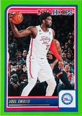Joel Embiid #67 Philadelphia 76ers Green Parallel | 2023-24 NBA Hoops